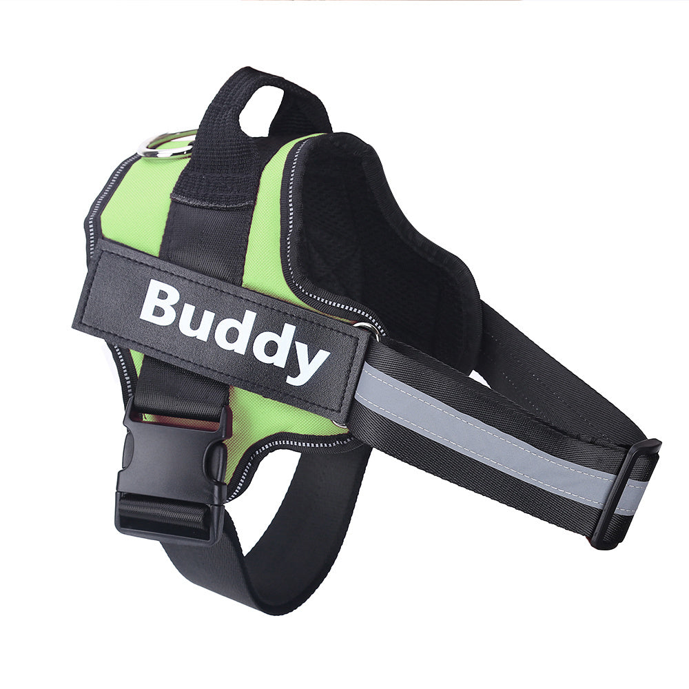 Personalized No-Pull Reflective Dog Harness - Adjustable, Breathable, Customizable - My Store