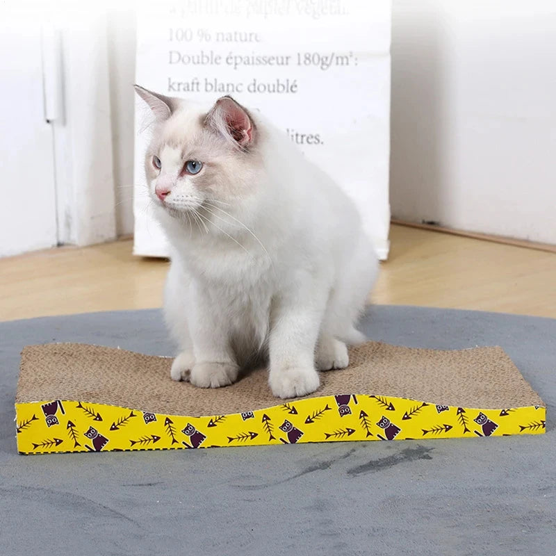 M-Shape Cat Scratching Board – Corrugated Cardboard Scratcher and Lounge - My Store