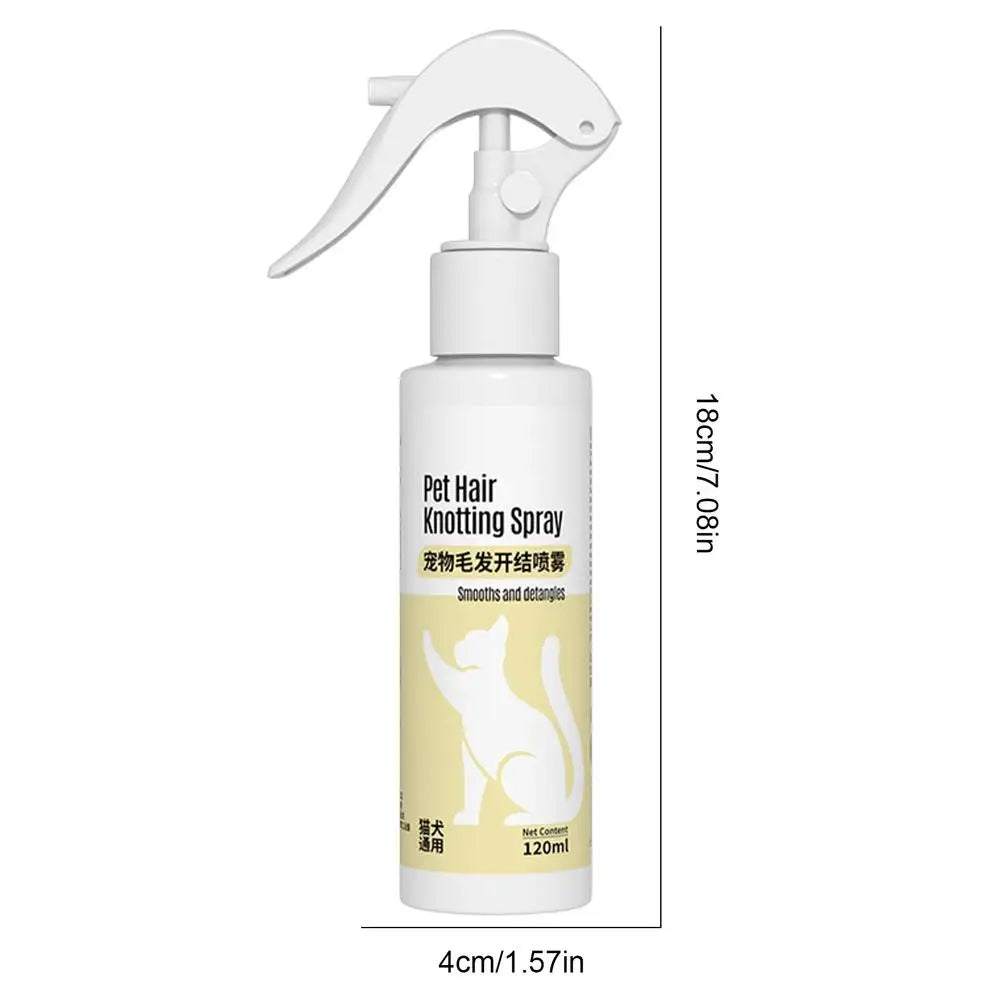 Dog & Cat Detangling Spray – Gentle, Anti-Static Grooming Solution (120ml) - My Store