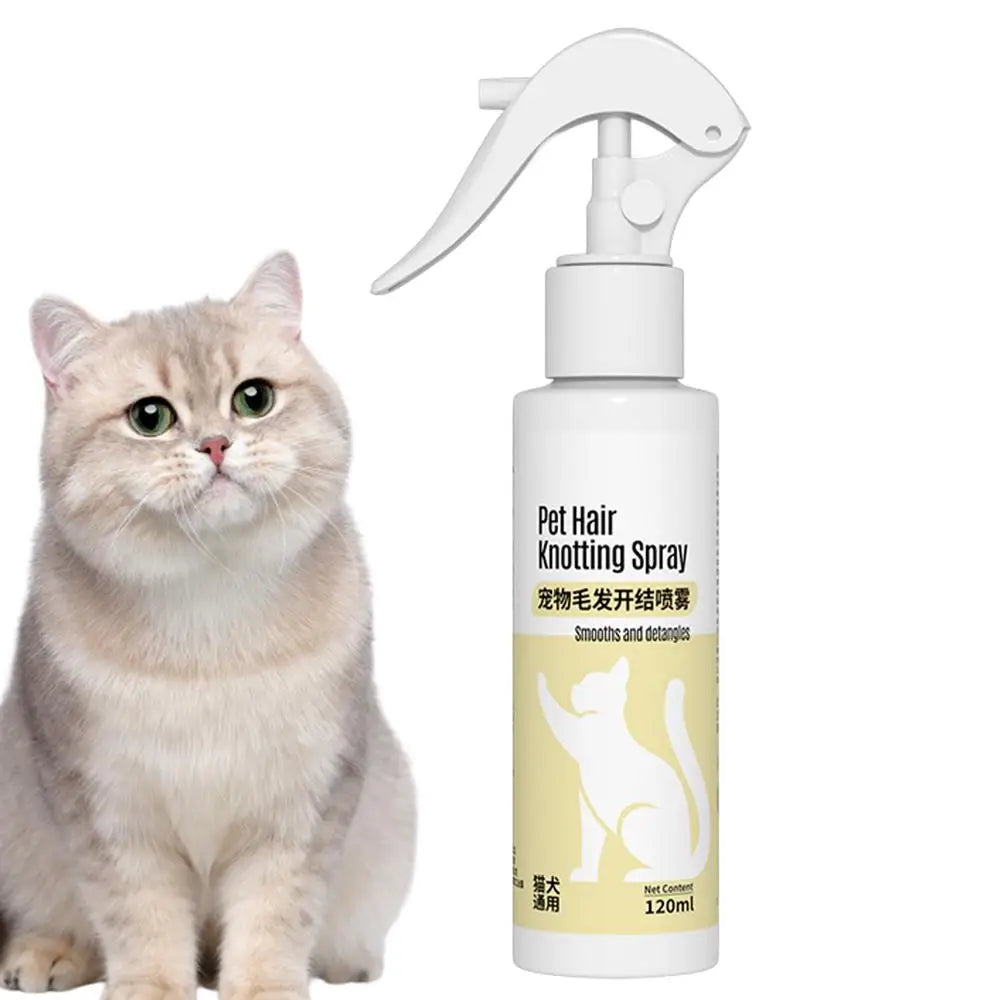 Dog & Cat Detangling Spray – Gentle, Anti-Static Grooming Solution (120ml) - My Store