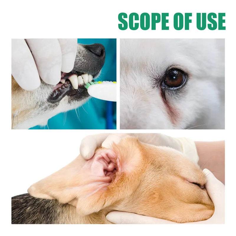 Disposable Teeth Cleaning Finger Wipes – Grooming Essentials for Dogs and Cats - My Store