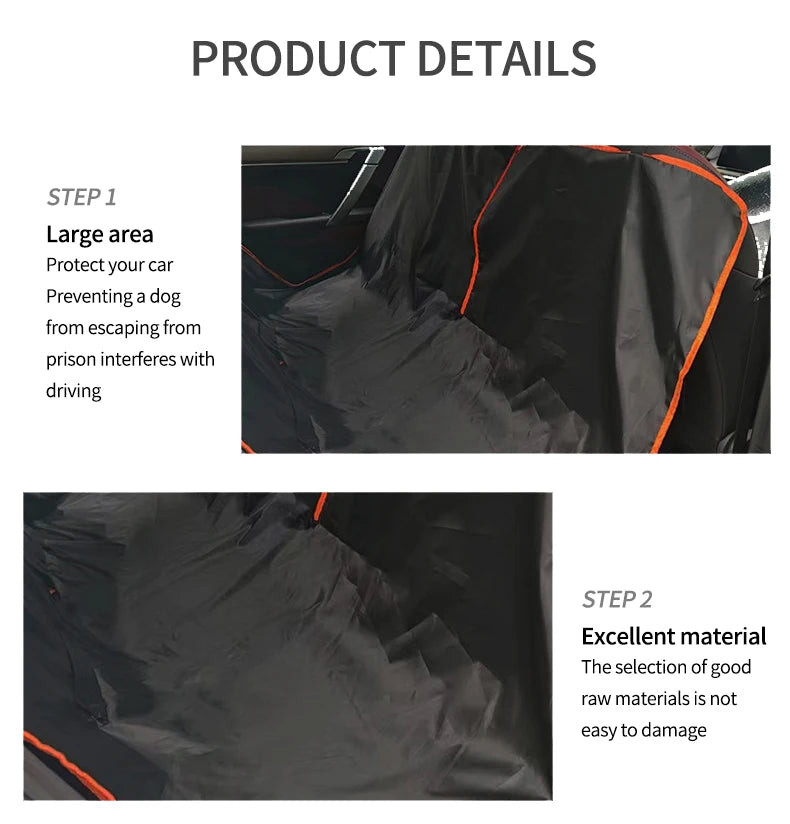 Dog Car Seat Cover – Durable Scratchproof Hammock for Back Seats - My Store