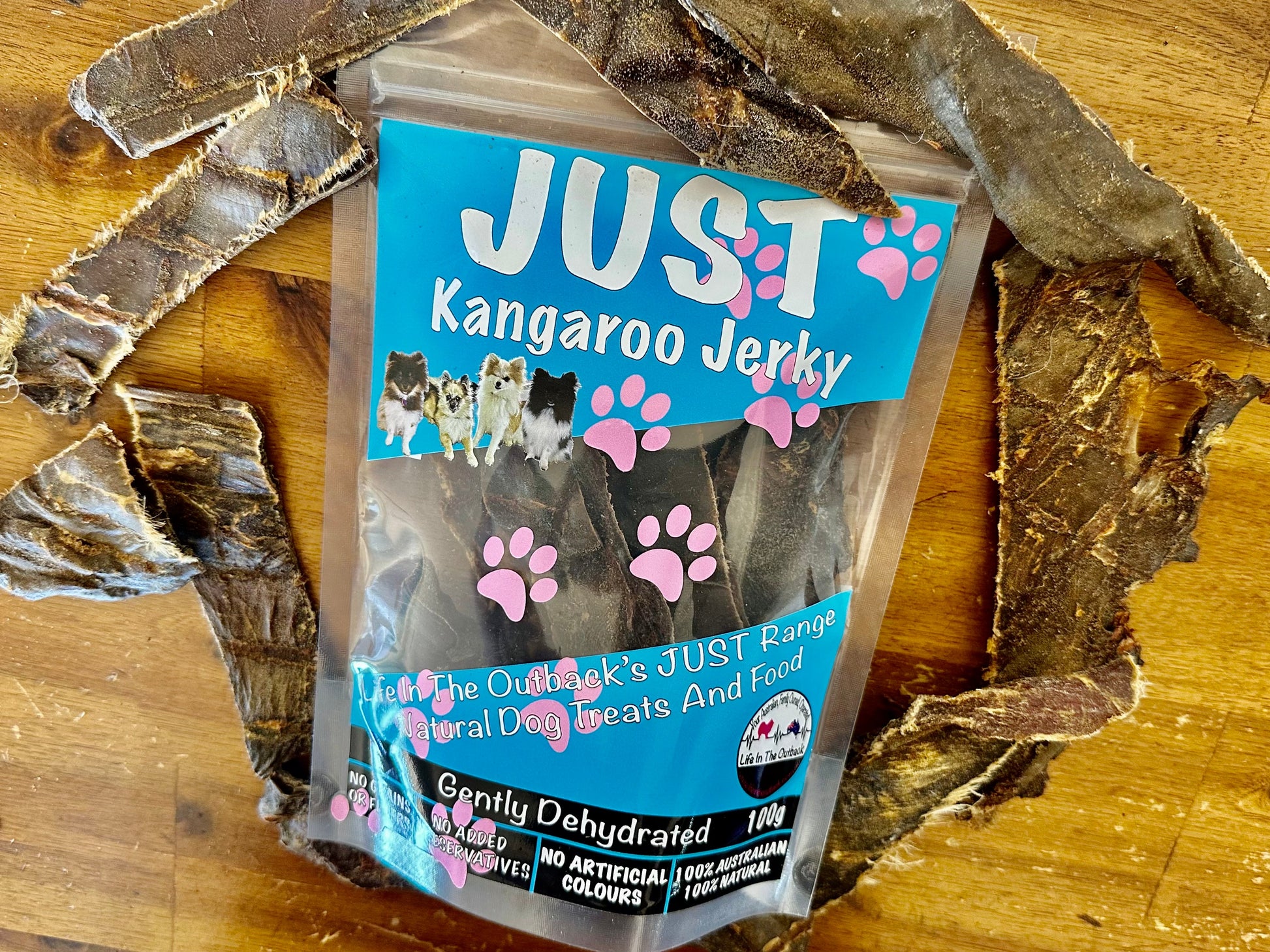 JUST Kangaroo Jerky - Premium, Healthy Dog Snacks 100g - My Store